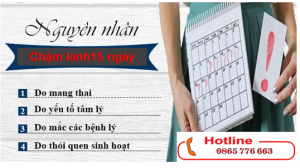 chậm kinh 15 ngày